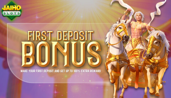JAIHOSLOTS WELCOMES YOU WITH A FIRST DEPOSIT JACKPOT
